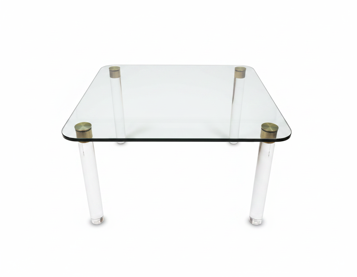 Antique Glass Game Table