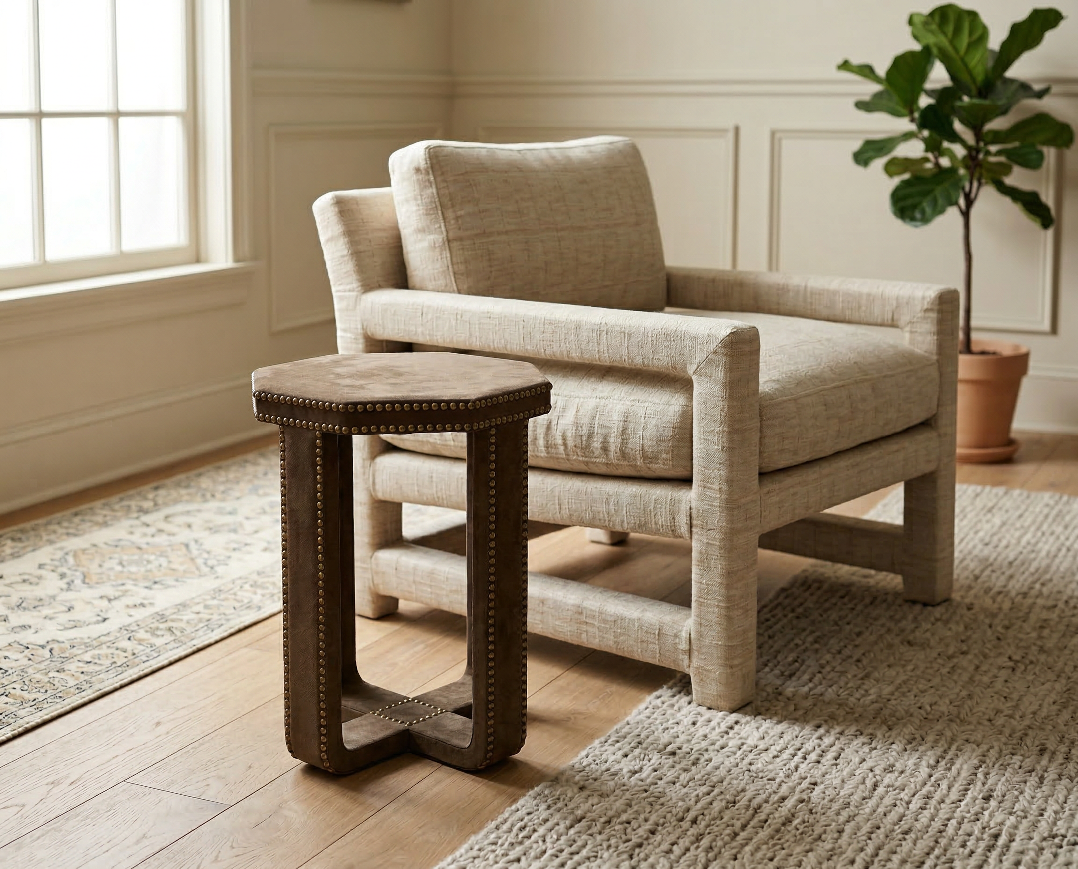 Eastwood Upholstered Spot Table