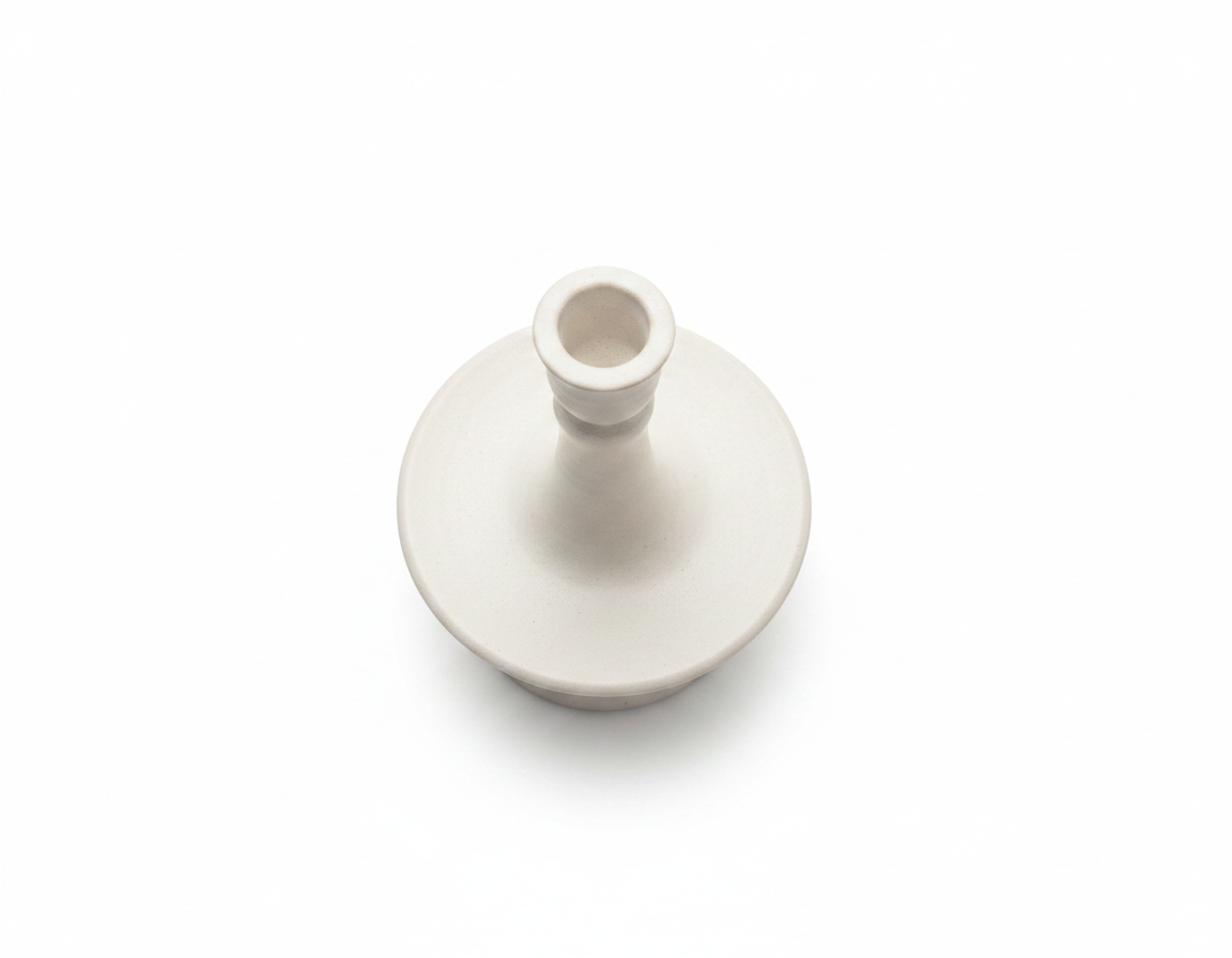White Reese Candlestick Holder