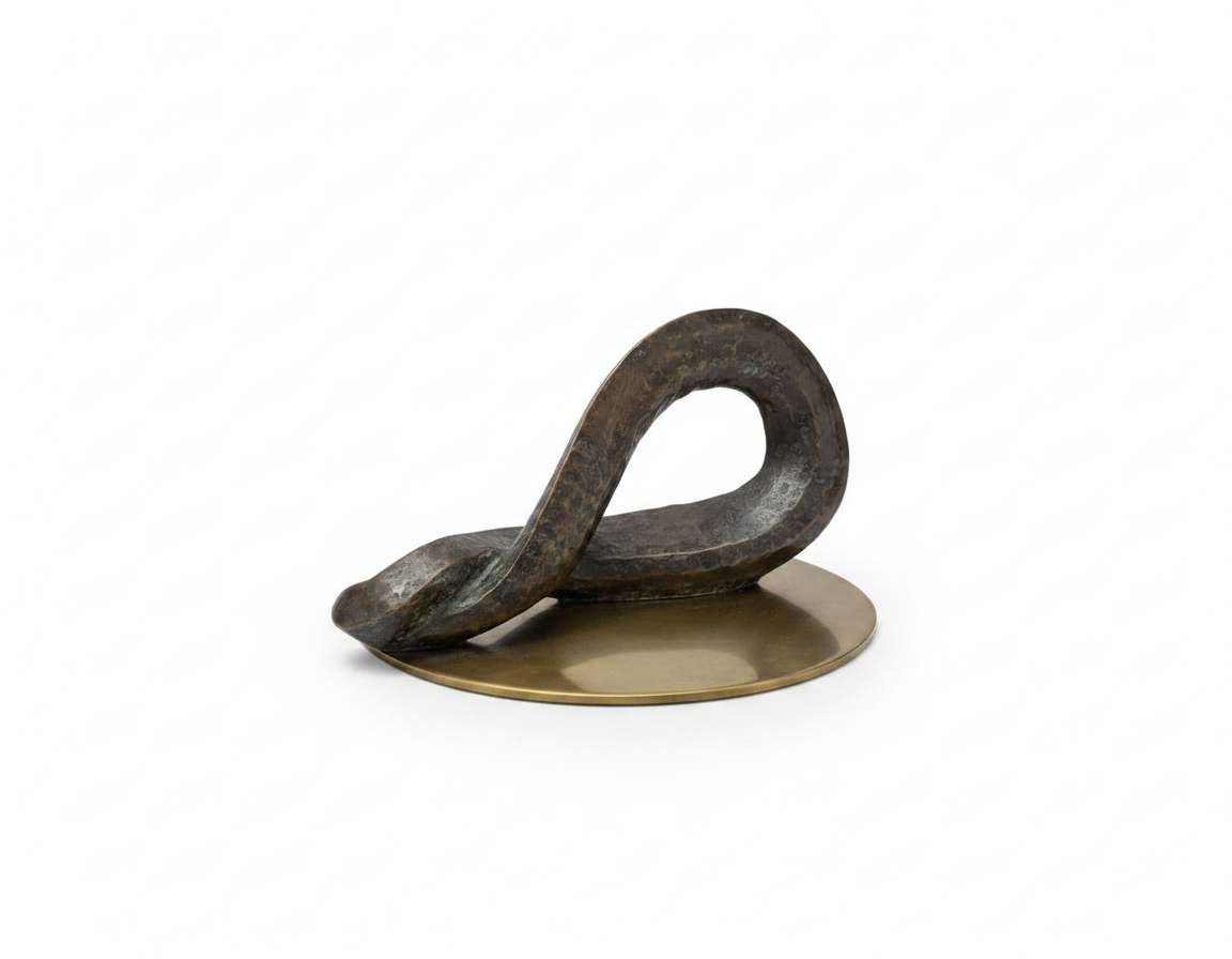 1969 Bronze Loop Sculpture