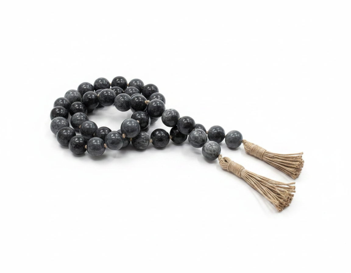 Smokey Marble Bead Garland