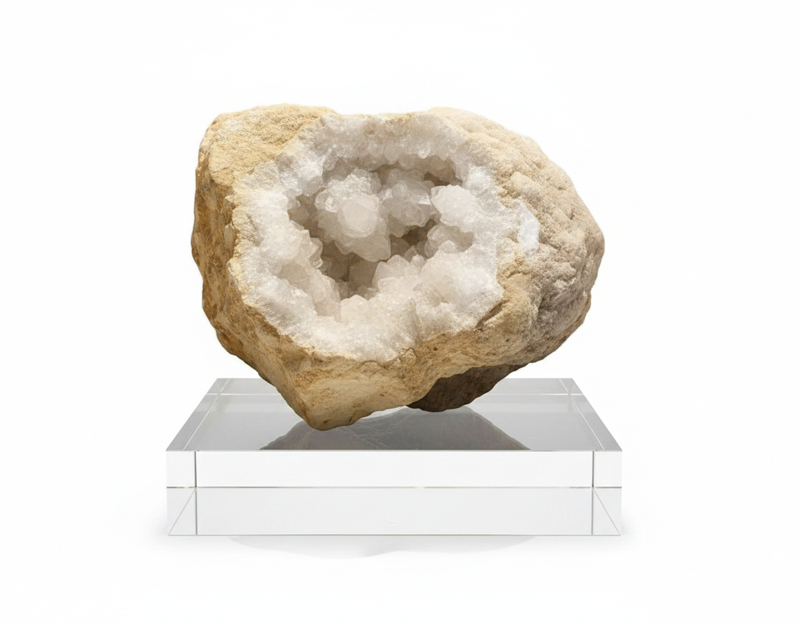 White Quartz Geode