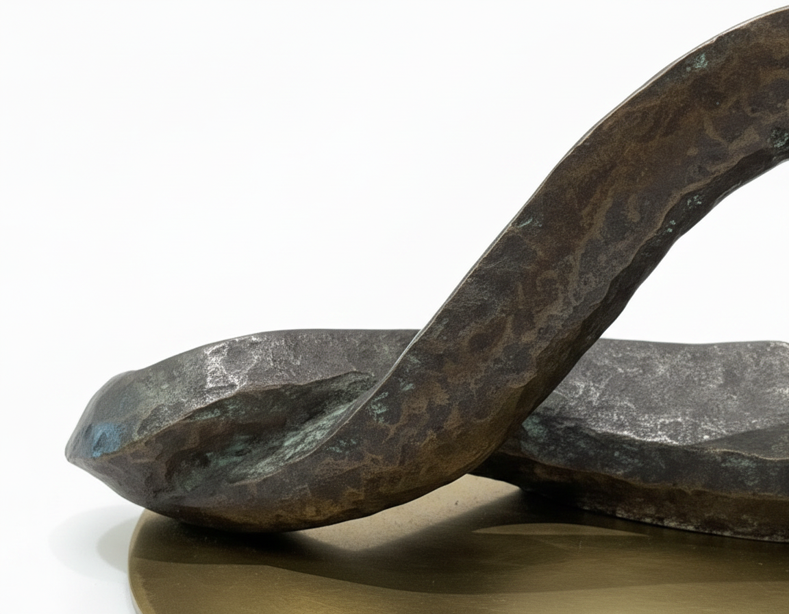 1969 Bronze Loop Sculpture