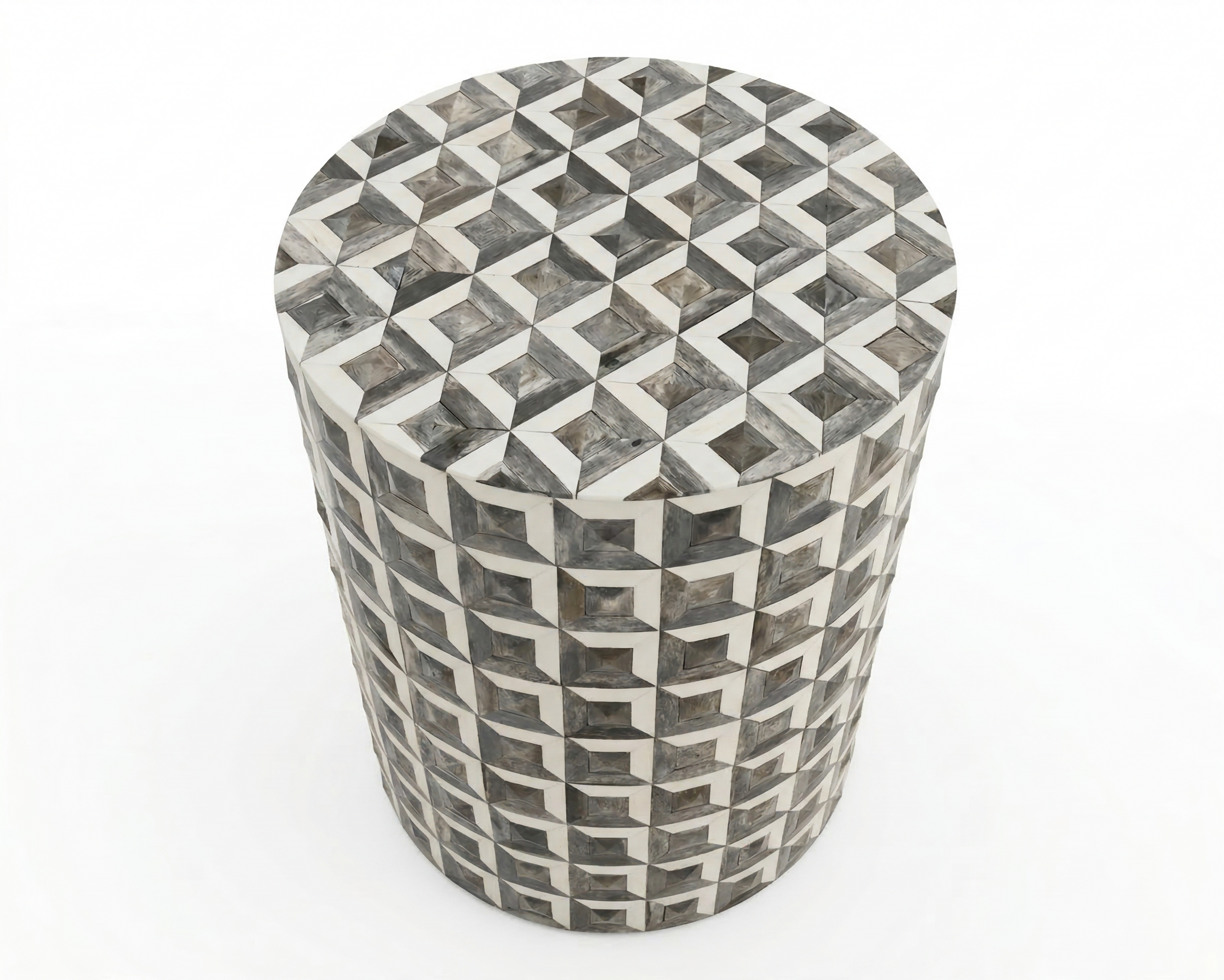 Geometric Bone Stool