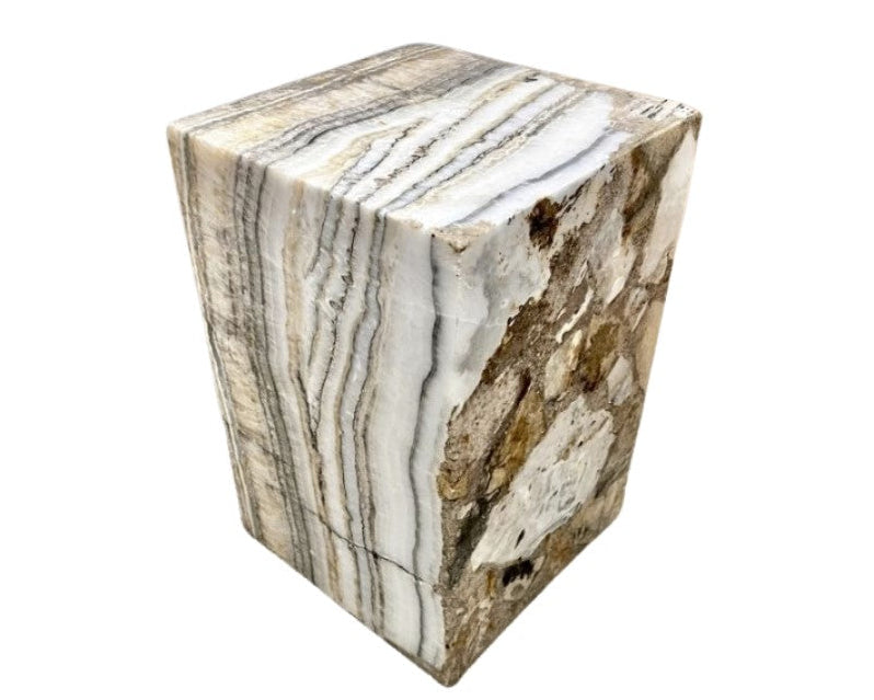 Hand Carved Marble Spot Table