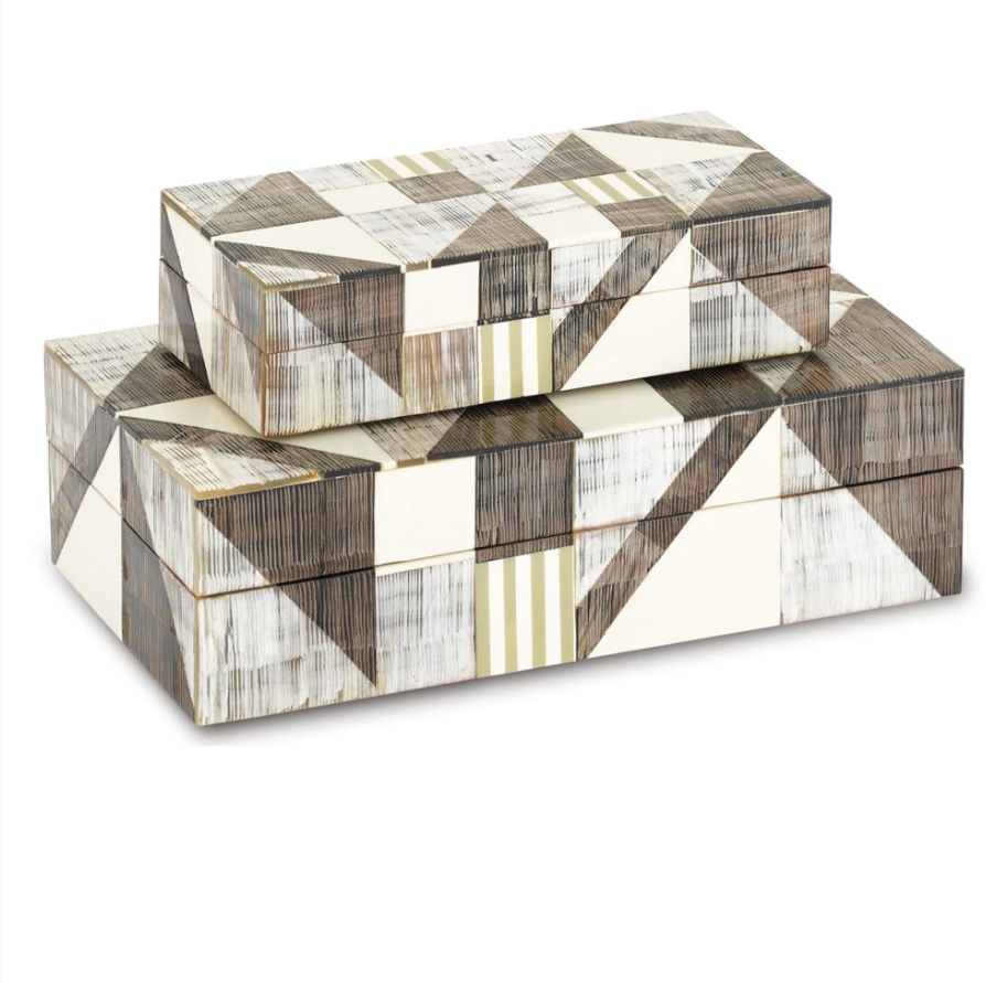 Modernist Bone & Horn Box - Small