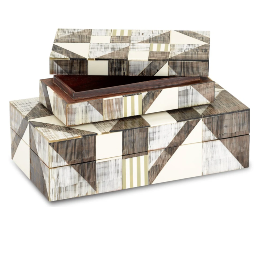 Modernist Bone & Horn Box - Small