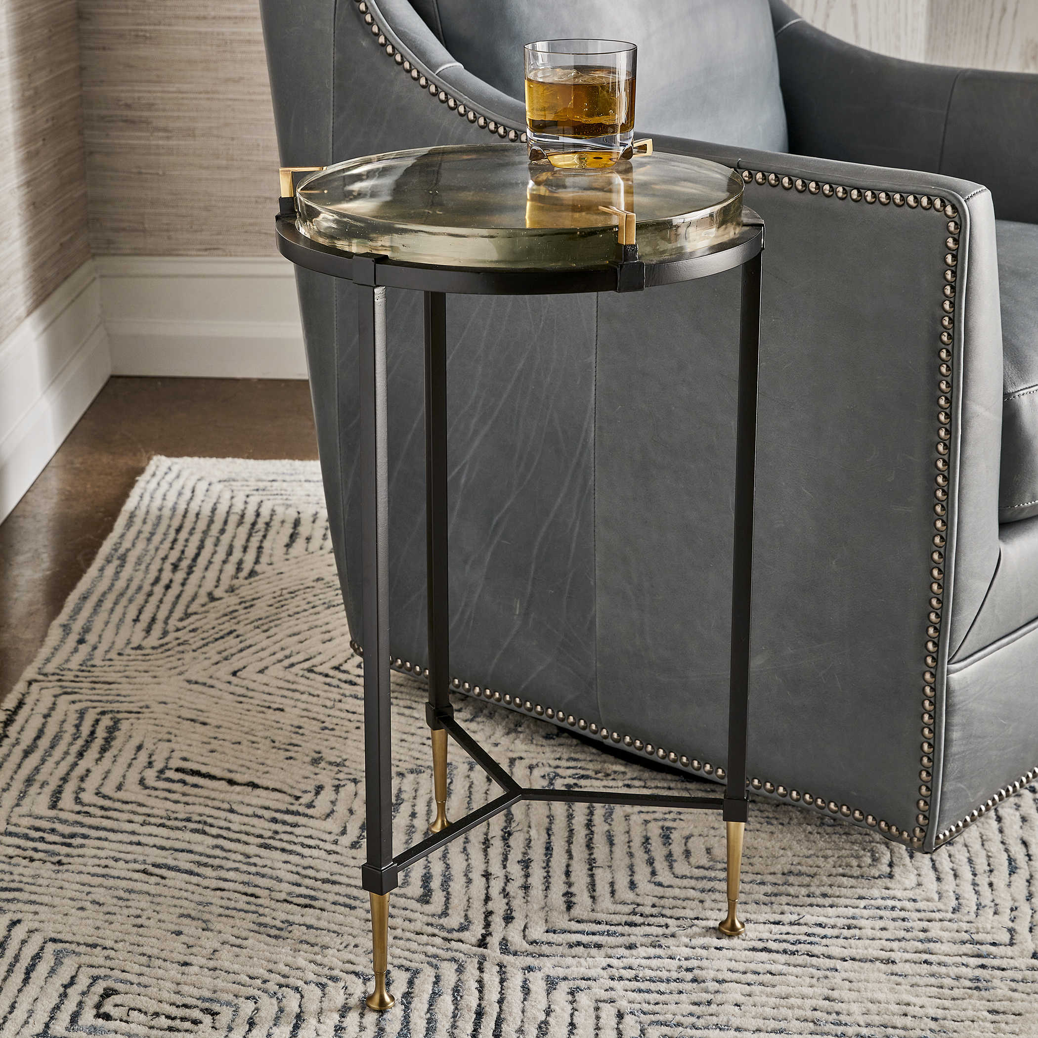 Ice Block Side Table- Circlular