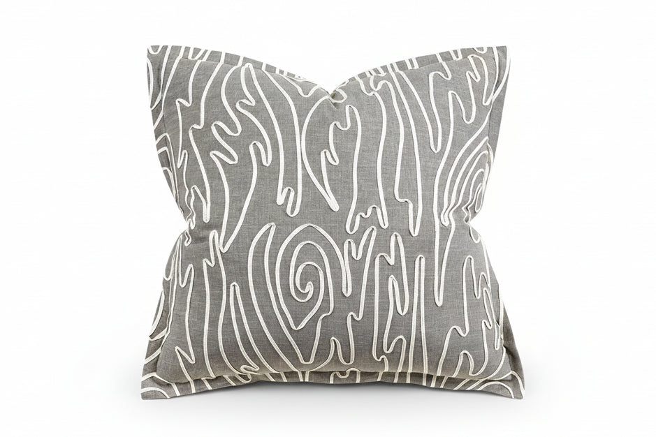 Clearview Faux Bois Decorative Pillow